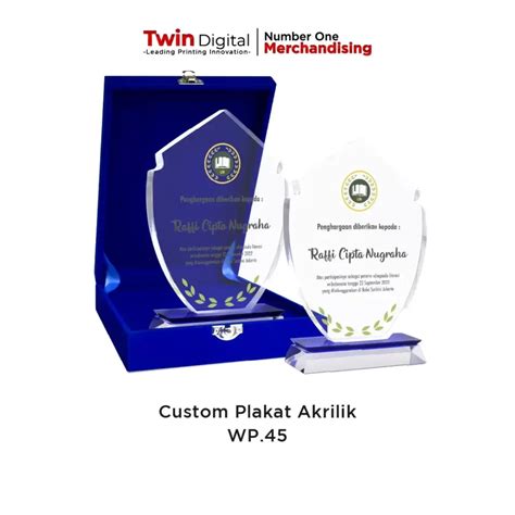 Custom Plakat Akrilik Premium Wp Platform Corporate B B Twin Digital