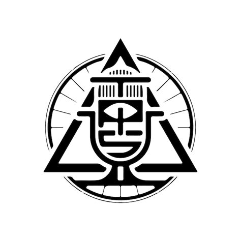 Premium Vector A Symbol With The Word God On It
