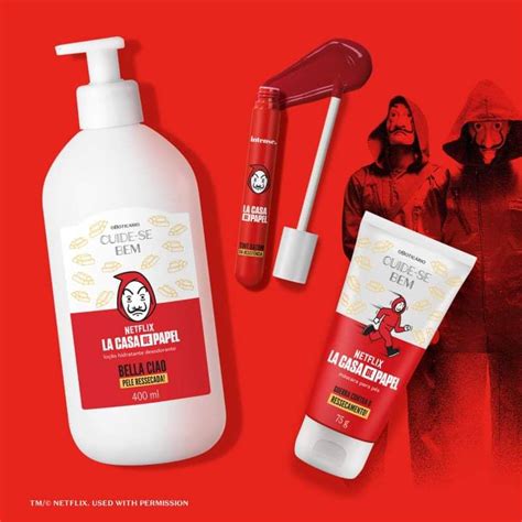 Linha Cuide Se Bem Boticatio Hidratante Batom Stranger Things Sex Education E La Casa De Papel