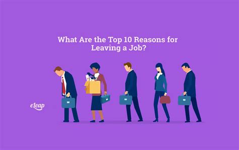 What Are The Top 10 Reasons For Leaving A Job Eleap