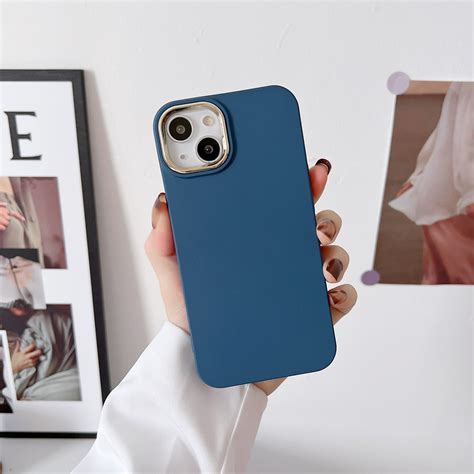 Liquid Silicone Electroplating Flannel Phone Case For IPhone 14 Pro