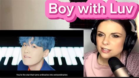 First Time Reaction To BTS Boy With Luv Feat Halsey YouTube