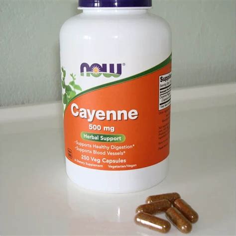 Cayenne Pepper (Capsaicina), 500mg, Now Foods, 250 Capsules