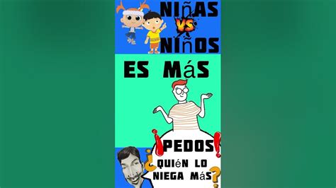 💨pedos De NiÑos🆚niÑas 🤷‍♀️quiÉn Lo Niega MÁs⁉️ Shorts Humor Youtube