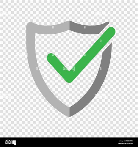 Shield Check Mark Logo Icon Stock Vector Image Art Alamy