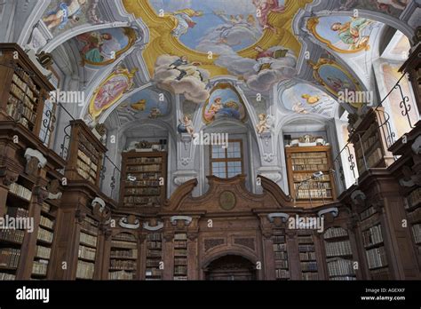 Slovenia Ljubljana The Seminary Palace Library Stock Photo - Alamy