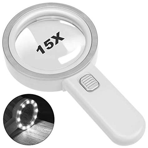 Reviews For Jmh Magnifying Glass With Light15x Handheld Large Magnifying Glass Bestviewsreviews