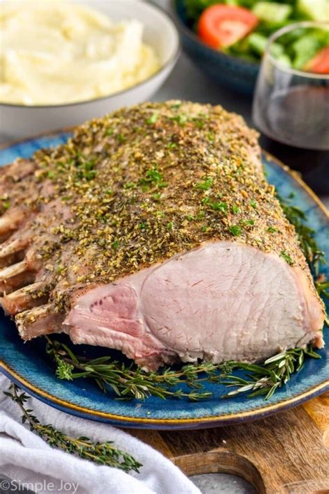 Bone In Pork Loin Roast Simple Joy Pork Rib Roast Pork Loin Roast Pork Roast Recipes