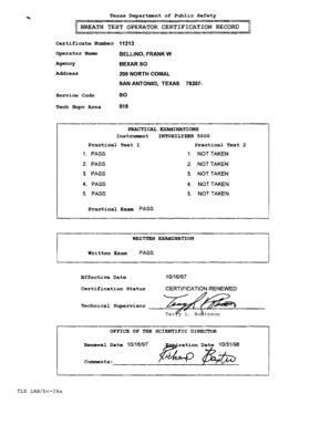 Fillable Online Ftp Txdps State Tx BELLINO FRANK W Ftp Txdps State