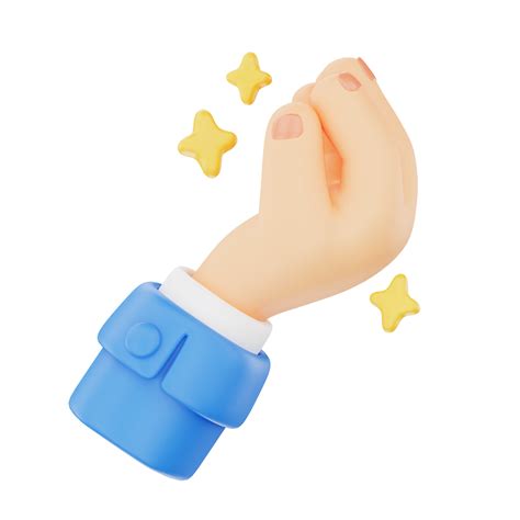 Pinched Finger 3D Hand Gesture Icon 28335516 PNG