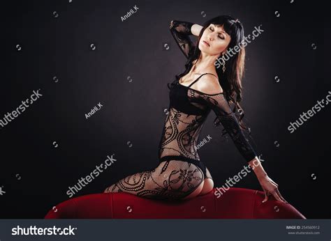 Sexy Beautiful Naked Woman Black Erotic Stock Photo Shutterstock