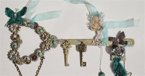 Ginas Designs Fairy On A Wall Art Key Holder