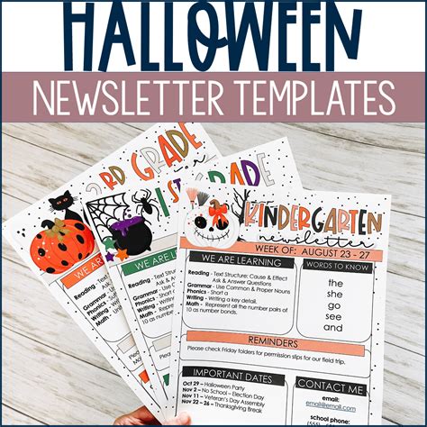 Halloween Newsletter Template