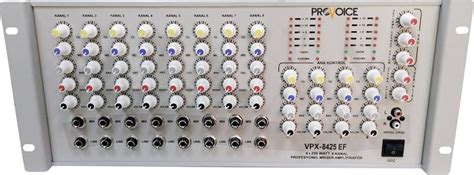 Provoice VPX 8425 EF 8 Kanal 4x250 Watt Efektli Anfili Mikser