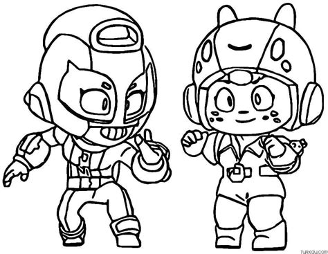 Cute Brawl Stars Coloring Pages Turkau