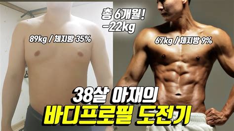 체지방률 35에서 9까지 약 22kg 바디프로필 나도 할 수 있다 Body Profile Challenge