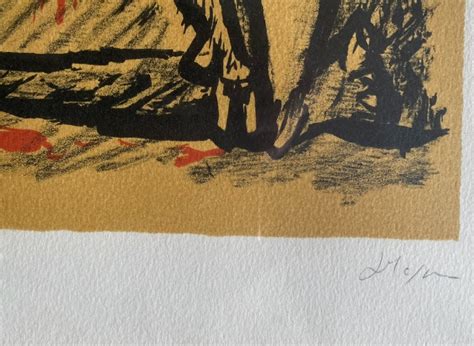 André Masson Surrealist Erotic Nude Original Hand Signed Lithograph On Paper