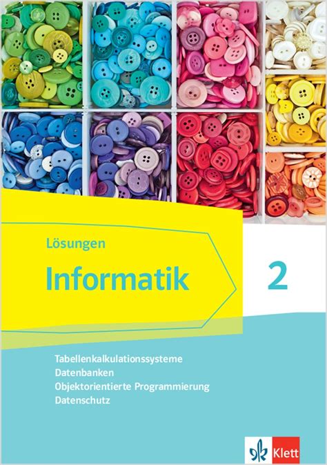 Ernst Klett Verlag Informatik 2 Tabellenkalkulationssysteme