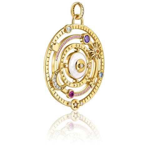 Pendentif Cosmic Amulets Plaqué Or Jaune Thomas Sabo Ocarat