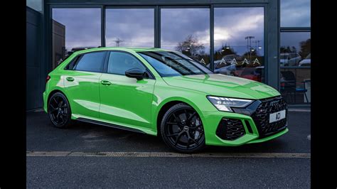 2022 Audi Rs3 Carbon Black Youtube