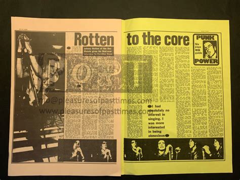 Punk Sex Pistols Anarchy In The Uk Press Book Single Pleasures