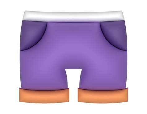 Premium Vector 3d Purple Shorts Illustration Vector Design