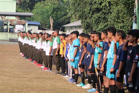 Meriahkan Hut Ri Ke Dandim Serang Buka Turnamen Mini Soccer