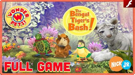 Wonder Pets The Bengal Tiger S Bash Flash Nick Jr Games Youtube