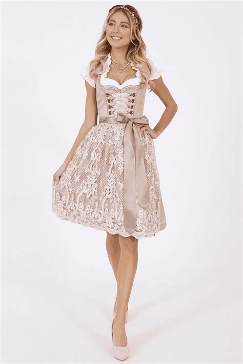 Dirndl Leticia Cm In Beige Im Kr Ger Dirndl Online Shop