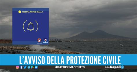 Il vento porterà piogge e temporali sulla Campania diramata una nuova