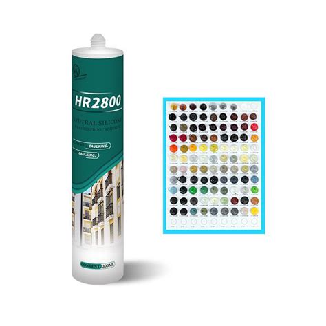 Good Weather Resistance Odorless Window Door Neutral Cure Colorless