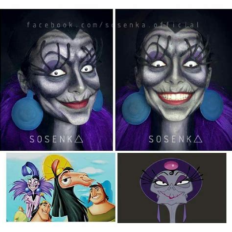 Yzma Emperors New Groove Cosplay Makeup Disney Halloween Makeup