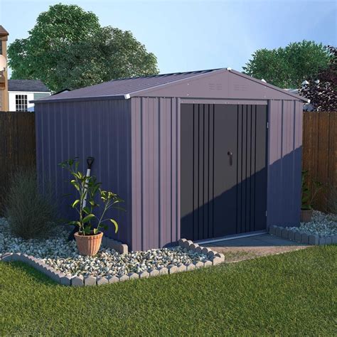 Reviews For VEIKOUS 8 Ft W X 8 Ft D Metal Outdoor Storage Shed 64 Sq