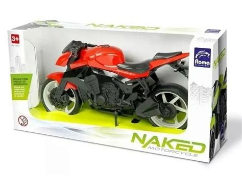 Naked Motorcycle Vermelha Casa Tom