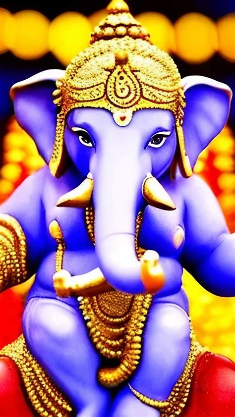 Ganesh Ji Purple Murti God Ganesh Lord God Hd Phone Wallpaper Peakpx