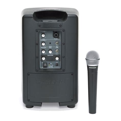 DISC Samson XP40IW Portable PA System Including Wireless Microphone at ...