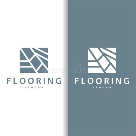 Floor Logo Simple Abstract Design Home Decoration Ceramic Tile Vector