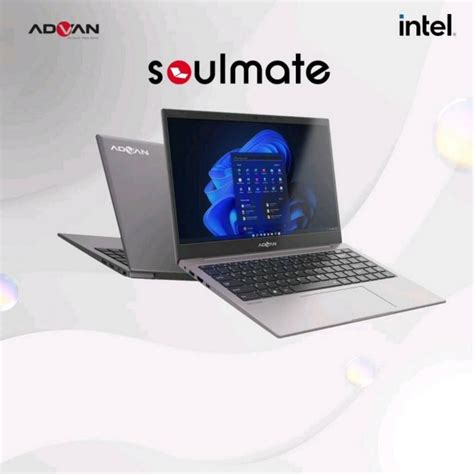 Jual Laptop Advan Soulmate Intel Celeron N4020 14 Inch Ram 4GB HDD