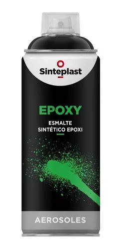 Pintura Epoxi En Aerosol Sinteplast Blanco O Negro MercadoLibre