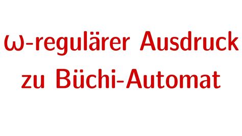 B Chi Automaten Regul Rer Ausdruck Zu Nba Youtube