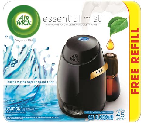 Air Wick Essential Mist Fragrance Oil Diffuser Kit Gadget Refill