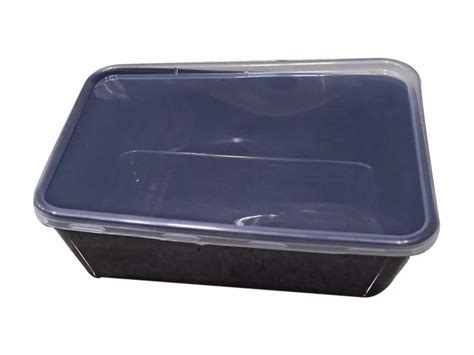 Black Plain Plastic Food Disposable Containers At Rs 6 Piece In Chennai