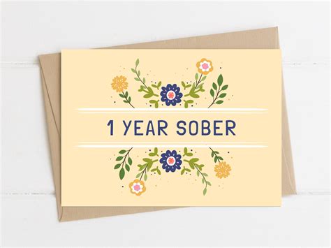 Sobriety Card Sobriety Token Sobriety T Recovery Etsy Uk