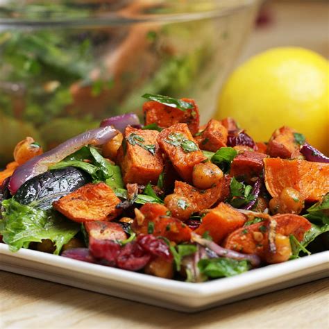 Sweet Potato And Chickpea Salad Recipe By Tasty