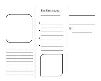 Blank Pamphlet Template For Your Needs