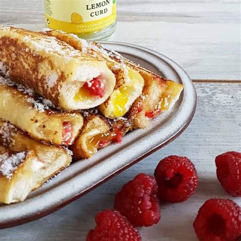 Opgerolde Wentelteefjes Met Lemon Curd En Frambozen Culi Sandra