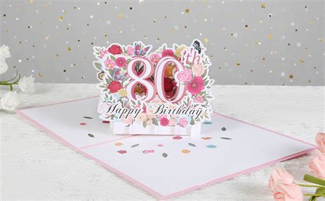 Amazon Homanga Th Birthday Pop Up Card Happy Th Birthday