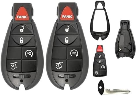 Amazon 2 New Keyless Entry 5 Buttons Remote Start Car Fobik Key