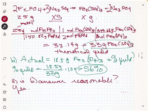 Solved Write The Equation For The Reaction Of Iron Iii Phosphate