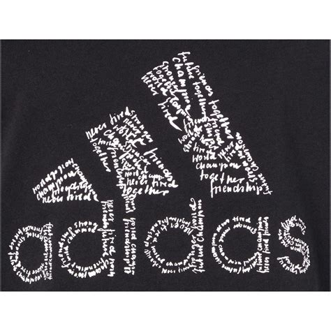 Adidas T Shirts Badge Of Sport Junior Noir